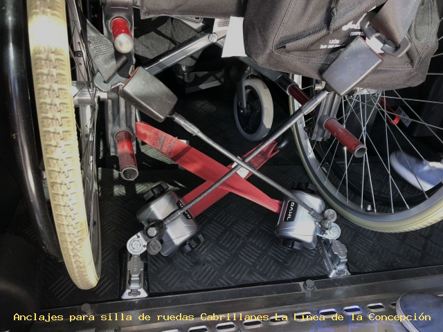 Fijaciones de silla de ruedas Cabrillanes La Línea de la Concepción